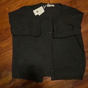 Brand new with tags gray button-down long sleeve sweater size 3X